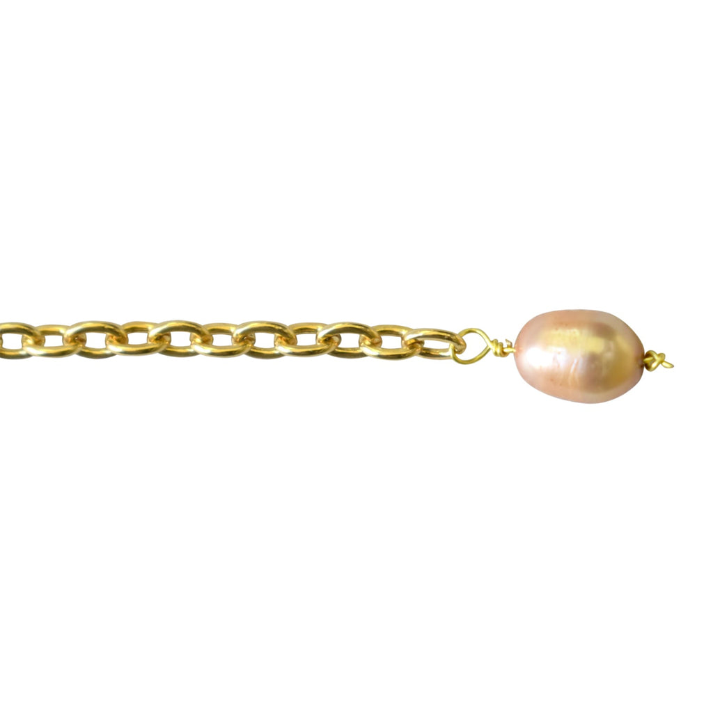 Lairat pink freshwater pearl necklace | by Ifemi Jewels